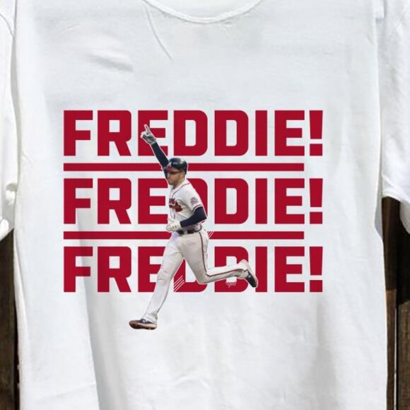 Freddie Freeman Atlanta Braves Shirt Freddie Freddie Slogan Tee Shirt - Picture 3 of 3